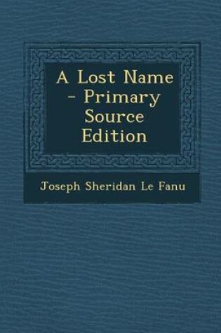 Cover of A Lost Name