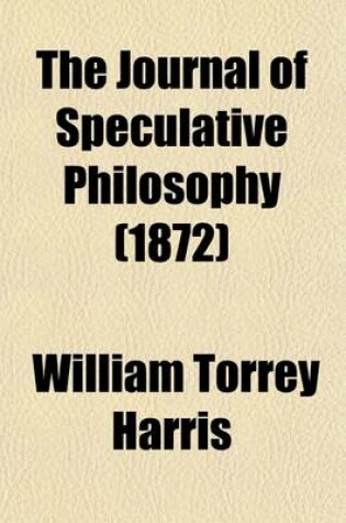 Cover of The Journal of Speculative Philosophy (Volume 6)