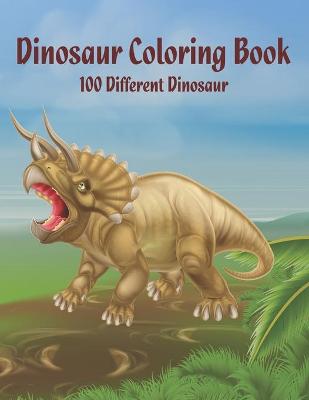 Book cover for Dinosaur Coloring Book