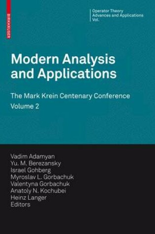 Cover of Modern Analysis and Applications