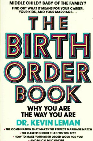 Cover of The Birth of Order Book