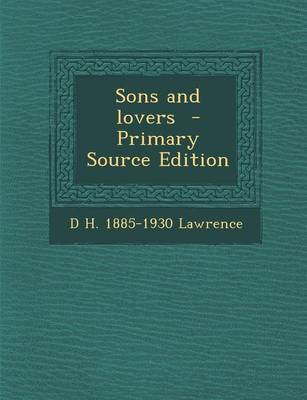 Book cover for Sons and Lovers