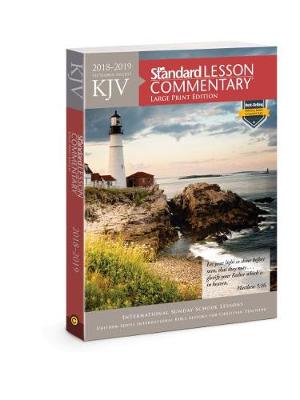 Book cover for KJV Standard Lesson Commentary(R) Large Print Edition 2018-2019