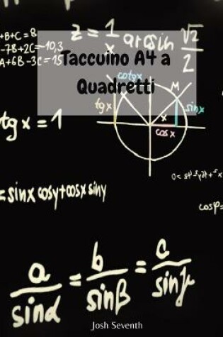 Cover of Taccuino A4 a Quadretti