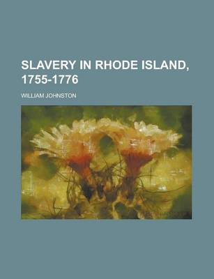 Book cover for Slavery in Rhode Island, 1755-1776