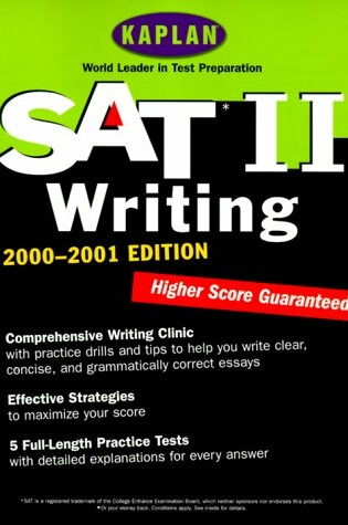 Cover of Sat Writing 2000 2001
