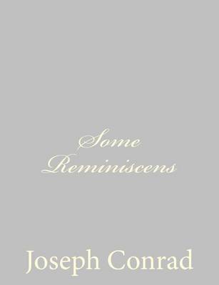 Book cover for Some Reminiscens