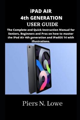 Book cover for iPAD AIR 4th GENERATION USER GUIDE