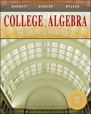 Book cover for College Algebra: A Graphing Approach