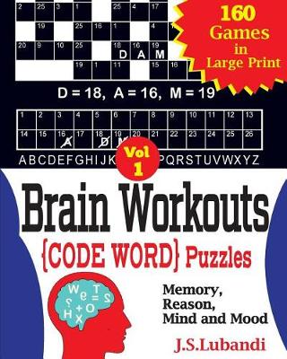 Book cover for Brain Workouts (CODE WORD) Puzzles