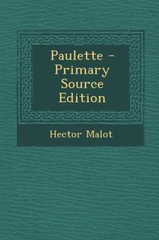 Cover of Paulette - Primary Source Edition