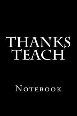 Cover of Thanks Teach