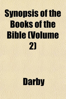 Book cover for Synopsis of the Books of the Bible (Volume 2)