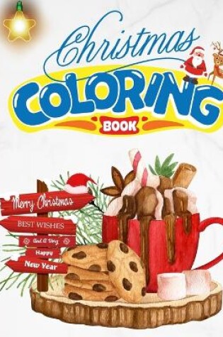 Cover of Christmas Coloring Book For Kids