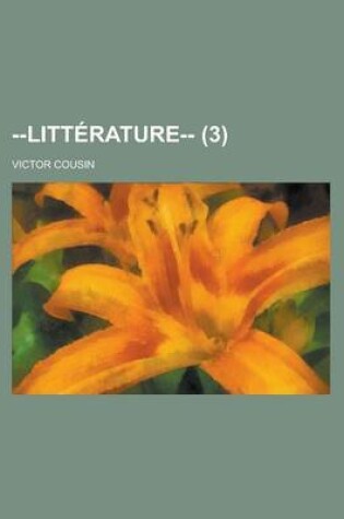 Cover of --Litterature-- (3)