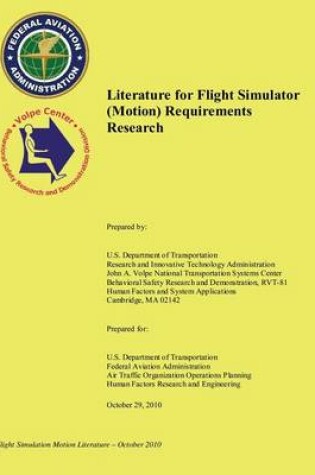 Cover of Literature for Flight Simulator (Motion) Requirements Research