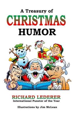 Book cover for A Treasury of Christmas Humor