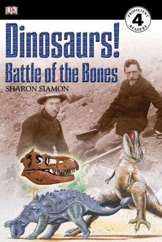 Book cover for DK Readers L4: Dinosaurs!: Battle of the Bones