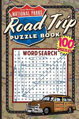 Book cover for Great American National Parks Road Trip Puzzle Book