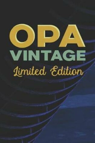 Cover of Opa Vintage Limited Edition