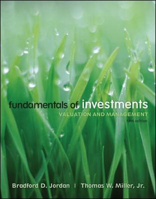 Book cover for Fundamentals of Investments w/S&P card + Stock-Trak card