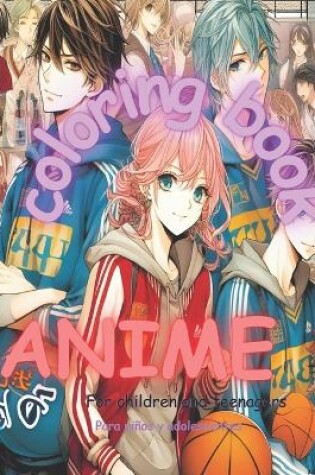 Cover of Anime book coloring