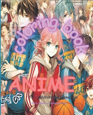 Cover of Anime book coloring