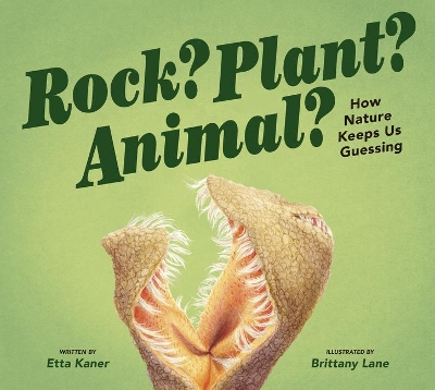 Book cover for Rock? Plant? Animal?: How Nature Keeps Us Guessing