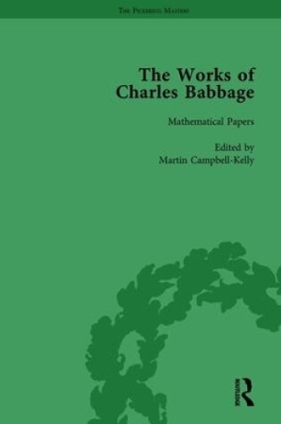 Cover of The Works of Charles Babbage Vol 1