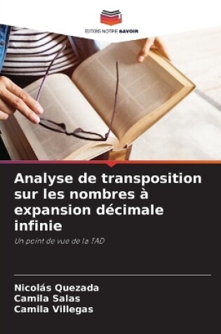 Cover of Analyse de transposition sur les nombres à expansion décimale infinie