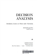 Book cover for Decision Analysis