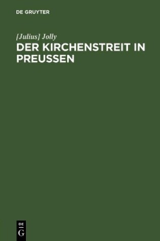 Cover of Der Kirchenstreit in Preussen