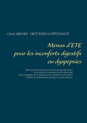 Book cover for Menus d'été pour les inconforts digestifs ou dyspepsies