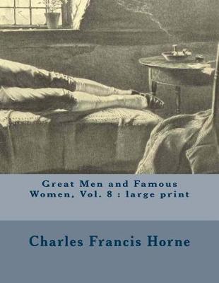 Book cover for Great Men and Famous Women, Vol. 8