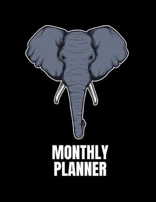 Book cover for Monthly Planner Elephant
