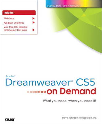 Book cover for Adobe Dreamweaver CS5 on Demand