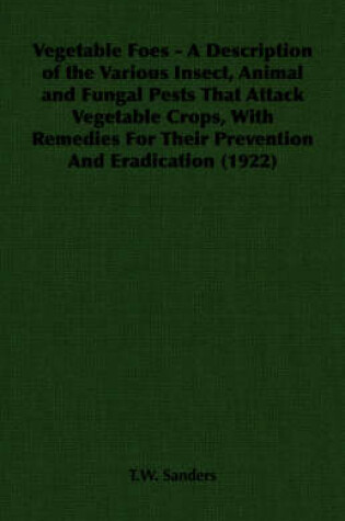 Cover of Vegetable Foes - A Description of the Various Insect, Animal and Fungal Pests That Attack Vegetable Crops, With Remedies For Their Prevention And Eradication (1922)