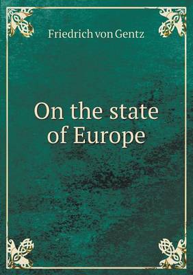 Book cover for On the state of Europe