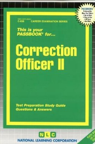 Cover of Correction Officer II