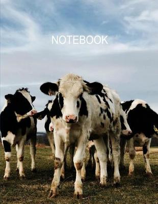 Book cover for Notebook. For Cow Lover. Composition Notebook. College Ruled. 8.5 x 11. 120 Pages.