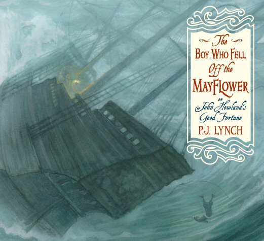 Book cover for The Boy Who Fell Off the Mayflower, or John Howland’s Good Fortune