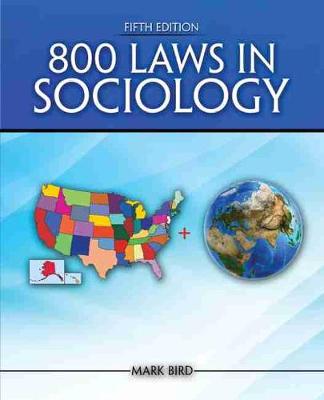 Book cover for 800 Laws in Sociology