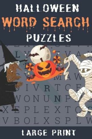 Cover of Halloween Word Search Puzzles