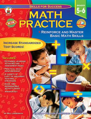 Book cover for Math Practice, Grades 5 - 6