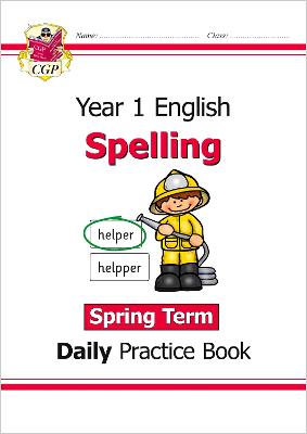 Book cover for KS1 Spelling Year 1 Daily Practice Book: Spring Term
