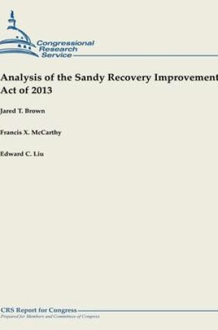 Cover of Analysis of the Sandy Recovery Improvement Act of 2013