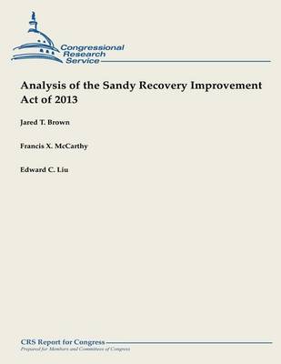 Book cover for Analysis of the Sandy Recovery Improvement Act of 2013