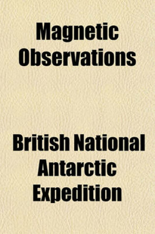 Cover of Magnetic Observations