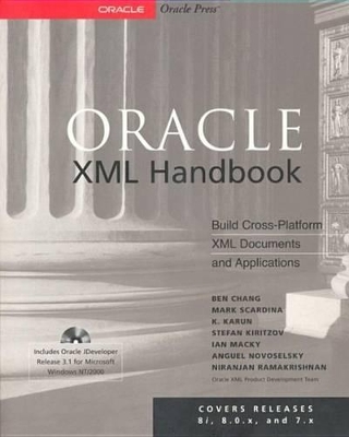 Book cover for Oracle XML Handbook