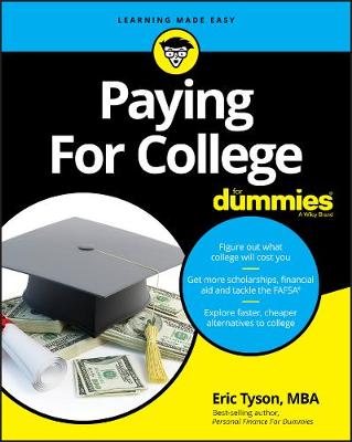 Book cover for Paying For College For Dummies